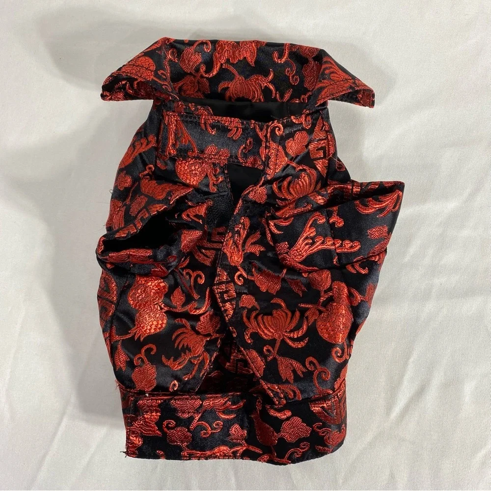 Doggidudes Chinese Traditional Brocade Dog Tai Chi Costume